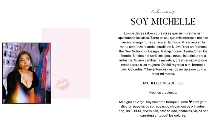 Michelle for bad girls Cybersex Collection inspirada Metaverso FROW Coolture